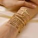 Women's Jewelry Simple And Versatile Stainless Steel Gold K Gold Bracelet Stacking Fashion Personality Jewelry_ipsvogv.com