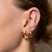 Women's Jewelry S925 Silver Needle Irregular Concave And Convex Design Earrings Ins Cold Style Simple Ear Buckle Texture Round Earrings_ipsvogv.com