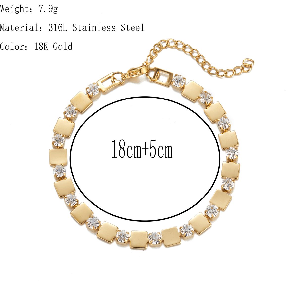 Personalized And Fashionable Titanium Steel Bracelet, Hip-hop Niche Design, Collarbone Chain_ipsvogv.com
