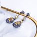 Designer New Medieval Style Earrings S925 Silver Natural Yellow Crystal Earrings High Quality Wholesale High Grade Earrings_ipsvogv.com