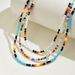 Ms. Feng's Geometric Multi layer with Personalized Weaving Colorful Rice Bead Design Long Clavicle Chain Necklace_ipsvogv.com