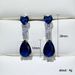 Cao Shi's 2022 Early Spring New Caibao Series Exquisite Pink Zircon Water Drop Earrings For Women_ipsvogv.com