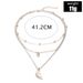 New Bohemian Rock Fashion Angel Wings Pendant Multi Layered Necklace_ipsvogv.com