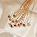 Minimalist Gold Plated Clavicle Necklace - Stainless Steel Dainty Chain Jewelry For Women_ipsvogv.com
