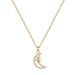 Star 【 】 Moon Light Luxury Charm Gorgeous Full Diamond Necklace Women's Versatile Clavicle Titanium Steel Chain 【 】_ipsvogv.com