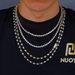 New Jewelry 6mm Cross Star Zircon Tennis Chain Hip-Hop Men's Personality Necklace_ipsvogv.com