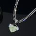 Resin Heart Full Diamond Hip-Hop Pendant Personality Trendy Brand Accessories_ipsvogv.com