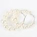 Women’s Jewelry Set Fashion Exaggerated Earrings Fashion Big Circle Pearl Earrings Female Hoop Earrings_ipsvogv.com