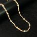 Fashionable Baroque Shijia Same Pearl Mixed Color Natural Stone Beads Irregular Cold Style Simple Women's Necklace_ipsvogv.com