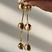 Women’s Jewelry Set Fashion Niche INS Titanium Steel VINTAGE Pearl Chalcedony Exquisite Earrings_ipsvogv.com