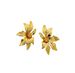 Gold-Plated Copper Luxury High-End Color-Block Flower Stud For Women S Silver Needle Exaggerated Personality Ins Style_ipsvogv.com