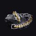 Head Zinc Alloy Men's Hip-Hop Punk Lin Pattern Dragon Bone Bracelet_ipsvogv.com