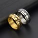Men's Jewelry Stainless Steel Rings Fashionable And Simple Rotatable Magic Rings Domineering Rings Fashionable Ring Accessories_ipsvogv.com