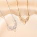Titanium Steel Necklace With Zirconium Angel Wings For Women, Light Luxury Design, Collarbone Chain Accessories That Do_ipsvogv.com