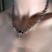 New Niche Design Wrapped Black Cross Splicing Necklace For Men And Women's High-end Bouncing Titanium Steel Collarbone_ipsvogv.com