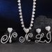 New Hip-Hop Letter Alloy Pendant Necklace With Heart Clasp And Rhinestones For Women_ipsvogv.com