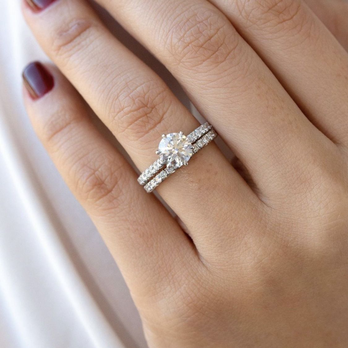 Fashionable Simple Round Zircon Ring PDD Jewelry_ipsvogv.com