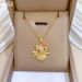 Flower 【 】 Cat Light Luxury Charm Gorgeous Full Diamond Necklace Women's Versatile Clavicle Titanium Steel Chain 【 】_ipsvogv.com