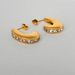Fashionable Niche INS Retro Titanium Steel Moon Micro Inlaid Zircon Earrings_ipsvogv.com