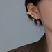 1 Piece Simple Style U Shape Butterfly Plating Copper Gold Plated Ear Cuffs_ipsvogv.com