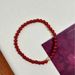 14k Gold Pleated Aluminum Can Bracelet From The United States, Suitable For Women's Niche, Natural Red Agate, Slim_ipsvogv.com