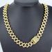 Men’s Jewelry Set Fashion 15mm Diamond Shaped Full Drill Alloy Necklace For Men And Women High End Trendy Personality Hip Hop Rap Cuban Chain_ipsvogv.com