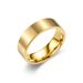 6mm Plain Minimalist Titanium Steel Frosted Fashionable Men's Ring Bracelet_ipsvogv.com
