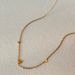 Spot Retro Gold Plated Titanium Steel Small Heart Dangle Minimalist Stacking Necklace_ipsvogv.com