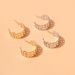 Unisex Fashion Earrings Semi Circular Hollow Gold Earrings Earrings Female_ipsvogv.com