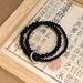 New Chinese Style, Like A Fish In Water, With Koi Safety Buckle, Double Loop Obsidian Agate Brac, Ancient Style_ipsvogv.com