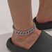 Hip Hop Full Cuban Chain Hiphop Men's Fashion Diamond Foot Punk Jewelry_ipsvogv.com