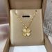 Titanium Steel 【 】 New Cat Eye Stone Happy Clover Necklace Pendant Charm Internet Red Women's Clavicle Chain Jewelry 【 】_ipsvogv.com