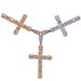 Hip Hop Circle Zircon Cross Pendant Street Dance Rap DJ Singer Accessories_ipsvogv.com