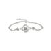 Four Leaf Clover Women's Diamond Studded Windmill Spinning, Lucky And Brilliant Bracelet, Pulsating Heart_ipsvogv.com