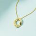 Light Luxury Geometric Oval Sweater Chain Collarbone Necklace Niche Cold And Indifferent Style Irregular Twisted Pattern_ipsvogv.com