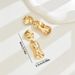 Geometric New Fashion OL Pleated Female Earrings Versatile Niche Special Shaped Metal Design Earrings Wholesale Earrings_ipsvogv.com