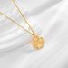 Fashion Lucky Four Leaf Clover Necklace Neck Link K Gold Niche Design Ladies High End Sense Stacking Clavicle Chain_ipsvogv.com
