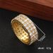Cao Shi's Fashionable Light Luxury Full Zircon Men's Street Dominant Punk Hip Hop Couple Ring, Hot Selling_ipsvogv.com