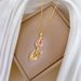 】 Rose 【 Light Luxury Charm Gorgeous Full Diamond Necklace Women's Versatile Clavicle Titanium Steel Chain 【 】_ipsvogv.com