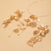 Unique Ginkgo Leaf Tassel Earrings Set Sweet Cool Style Design Necklace For Women_ipsvogv.com