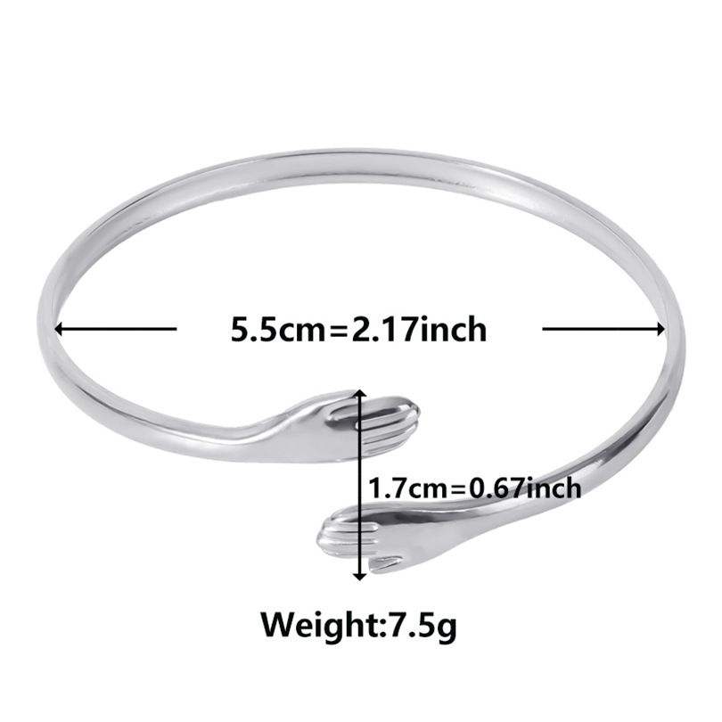 Titanium C-shaped Snake Shaped Adjustable Stainless Steel Women's Exaggerated High-end Opening Bracelet_ipsvogv.com