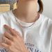 Korean Version Of Pure Silver Instagram Irregular Love Pearl Minimalist Internet Celebrity Necklace_ipsvogv.com
