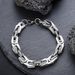 Snake Head High-End Bracelet For Men, Niche Versatile Titanium Steel Cuban Chain, Non-Fading Hand Jewelry Accessory_ipsvogv.com