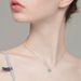 Netizens with the same style of Mosang stone necklace, women's sterling silver, small sugar, versatile, high-end_ipsvogv.com