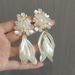 Women’s Jewelry Set Fashion Super FairyJasmine Flower Exaggerated Earrings Niche Design High End Long Tassel Earrings Bridal Earrings For Women_ipsvogv.com
