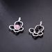 New Butterfly Necklace Natural Black Garnet Gift S925 Sterling Silver Inlaid Pink Topaz Pendant Sweet_ipsvogv.com