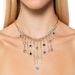 Fashion Niche Full Diamond Fringed Necklace European And American Exaggerated Crystal Rhinestone Collarbone Chain Necklace Women's Necklace_ipsvogv.com