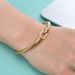 horseshoe lock bracelet 316L titanium steel fashion bracelet retro simple cable line_ipsvogv.com