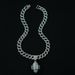 New Hot Selling Double-sided Oval Rugby Alloy Pendant, Personalized And Trendy Men's Cuban Chain Necklace_ipsvogv.com