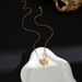 Fashionable titanium steel tassel necklace for women, light and luxurious, high-end feeling, small square bar, non_ipsvogv.com
